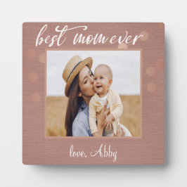Beste Mama je Muttertag Geschenk für kundenspezifi Fotoplatte