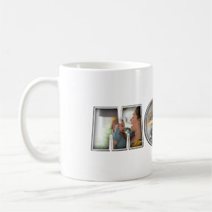 Beste Mama je Muttertag Geschenk Name 3 Foto T-SH Kaffeetasse