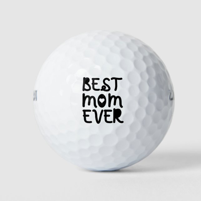 Beste Mama je Muttertag Golfball (Vorderseite)