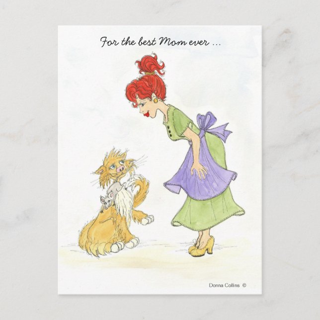 Beste Mama je Muttertag Postkarte (Vorderseite)