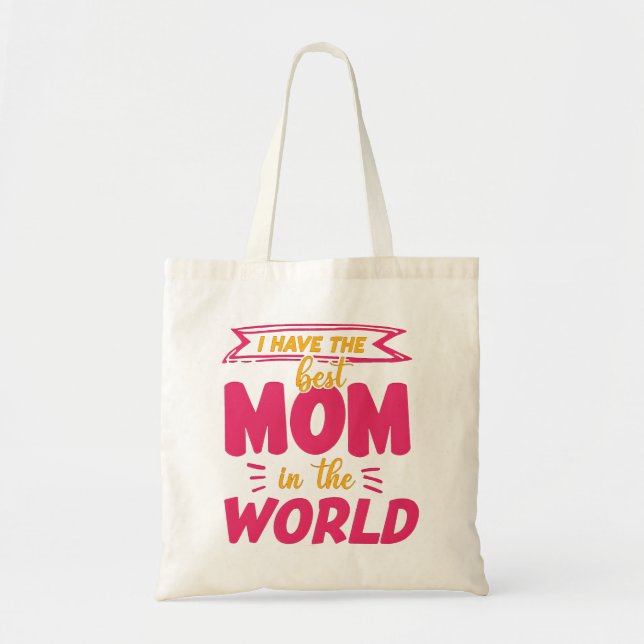 Beste Mama je Muttertagsangebot Tragetasche (Vorne)