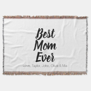 Beste Mama je, Muttertagsgeschenk Decke