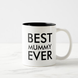 Beste Mama je Muttertagsgeschenk zum Personalisie Zweifarbige Tasse