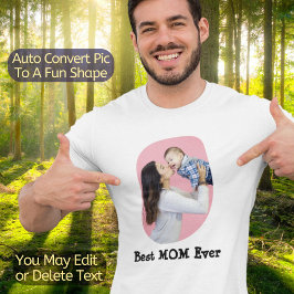 Beste MAMA je Muttertagsmutter zum Geburtstag Foto T-Shirt