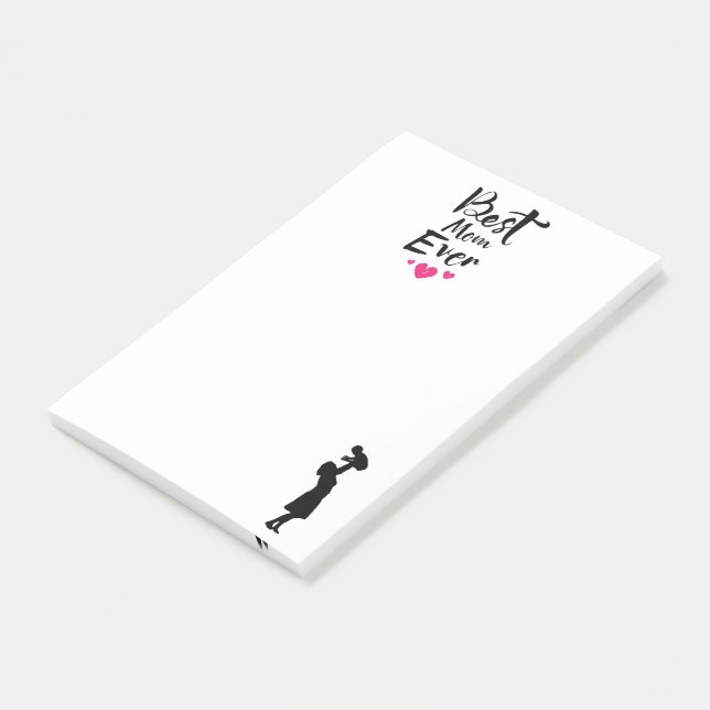 Beste Mama je nach Post-It-Notes Post-it Klebezettel (angewinkelt)