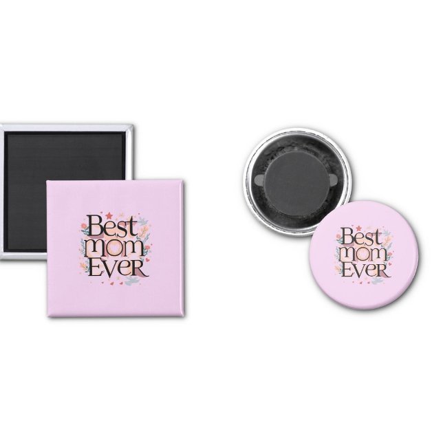 Beste Mama je Niedlich Moderne Mutter Magnet (best mom ever magnets)