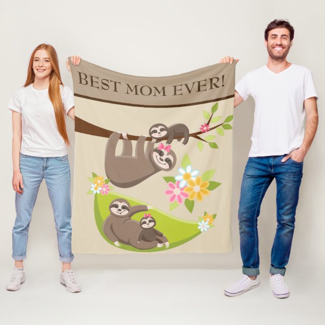 Beste Mama je niedliche Schlammdecke Fleecedecke (Beispiel)