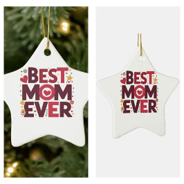 Beste Mama je Niedlicher Muttertag im Herzen Keramik Ornament