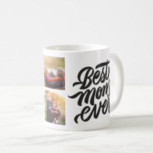 Beste Mama je Personalisiert 6 FotoCollage Kaffeetasse