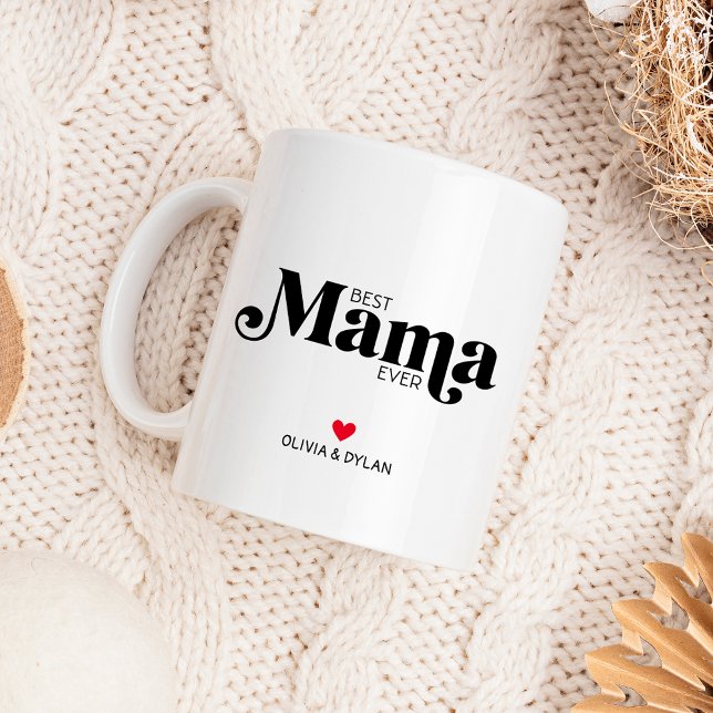 Beste Mama je Personalisiert Zweifarbige Tasse (Von Creator hochgeladen)