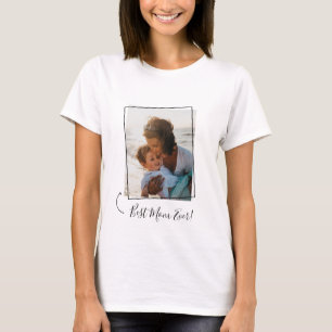 Beste Mama je Rectangle Foto T - Shirt
