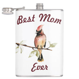 Beste Mama je Red Kardinal Flask Flachmann