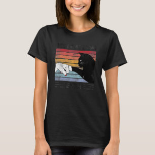 Beste Mama je Retro Katzenkatze Mama Katze 1 T-Shirt