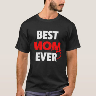 Beste Mama je Retro-Valentinstag-Matchreihe T-Shirt