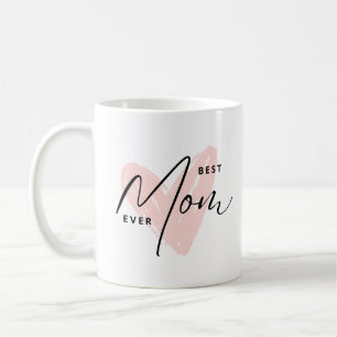 Beste Mama je rosa Herzgeschenke Muttertag Kaffeetasse