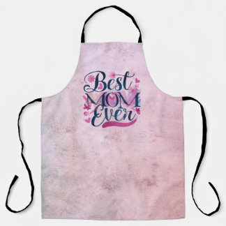 Beste Mama je rosa Herzschmetterlinge Schürze