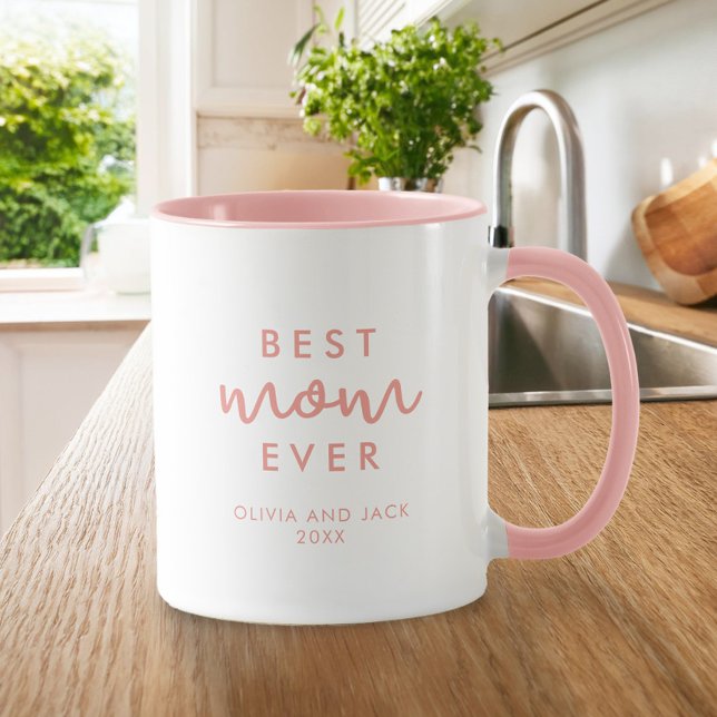 Beste Mama je rosa Müttertag Tasse (Von Creator hochgeladen)