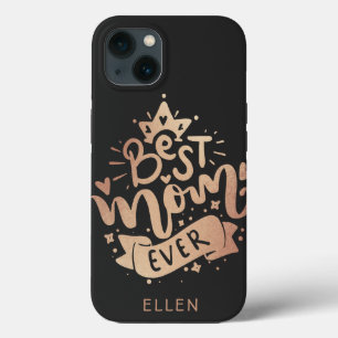 Beste Mama je Rose Gold Individuelle Name Mutterta Case-Mate iPhone Hülle