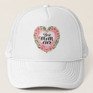 Beste Mama je Rose Herzschlag - Sweet Mother Day Truckerkappe