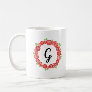 Beste Mama je rote Rose Kranz, Muttertagsgeschenk Kaffeetasse