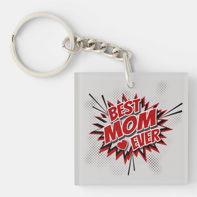 Beste Mama je Schlüsselanhänger (Vorderseite)