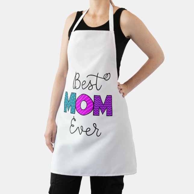 Beste Mama je Spaß Typografie Schürze (InSitu)