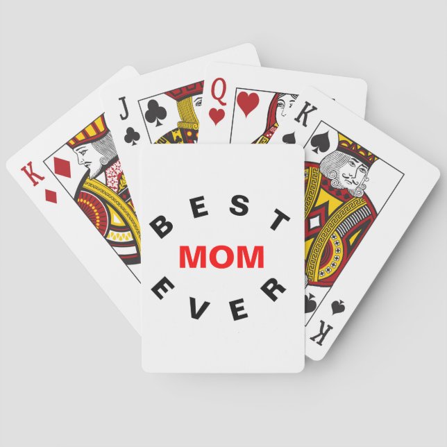 Beste Mama je Spielkarten (Rückseite)