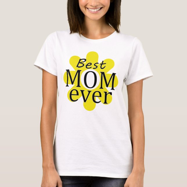 Beste Mama je T-Shirt (Vorderseite)