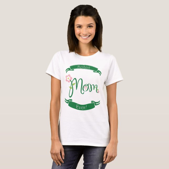 Beste Mama je T-Shirt (Vorne ganz)