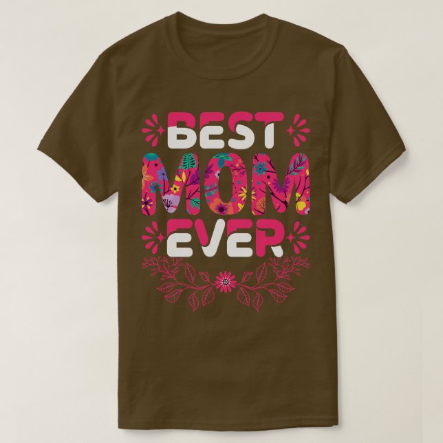 Beste Mama je T-Shirt (Design vorne)