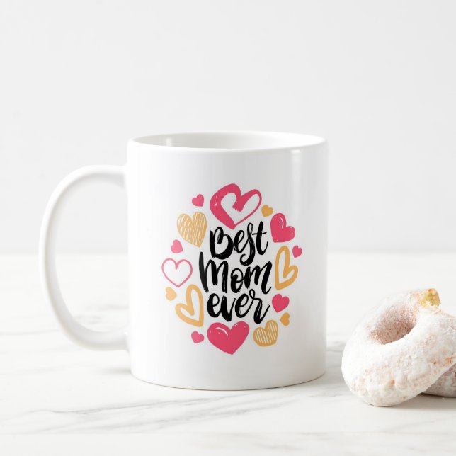 Beste Mama je Tasse (Mit Donut)