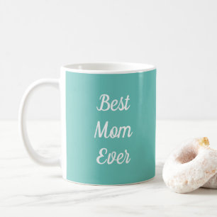 Beste Mama je Template Typografy Light Aquamarin Kaffeetasse