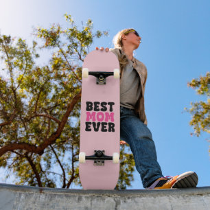 Beste Mama je Typhografie Skateboard