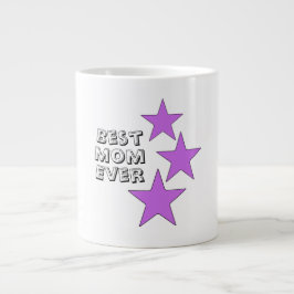 Beste Mama je Typografie Jumbo-Tasse