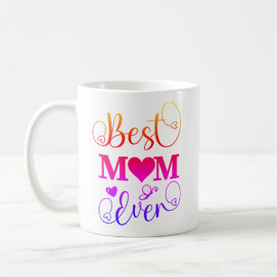 Beste Mama je Typografie Tag der Niedlichen farbig Kaffeetasse