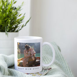 Beste Mama je Vollständiges Foto bearbeitbar Perso Kaffeetasse