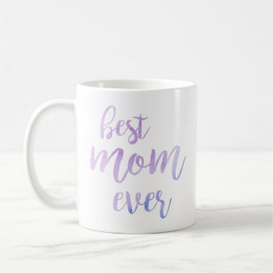 Beste Mama je Wasserfarbe Pinsel Lila Kaffeetasse
