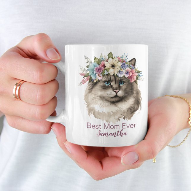 Beste Mama je Whimsikkatze Kaffeetasse (Von Creator hochgeladen)