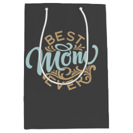 Beste Mama je Word Art Mittlere Geschenktüte