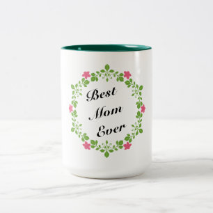 Beste Mama je Zweifarbige Tasse