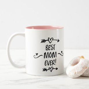 Beste Mama je Zweifarbige Tasse