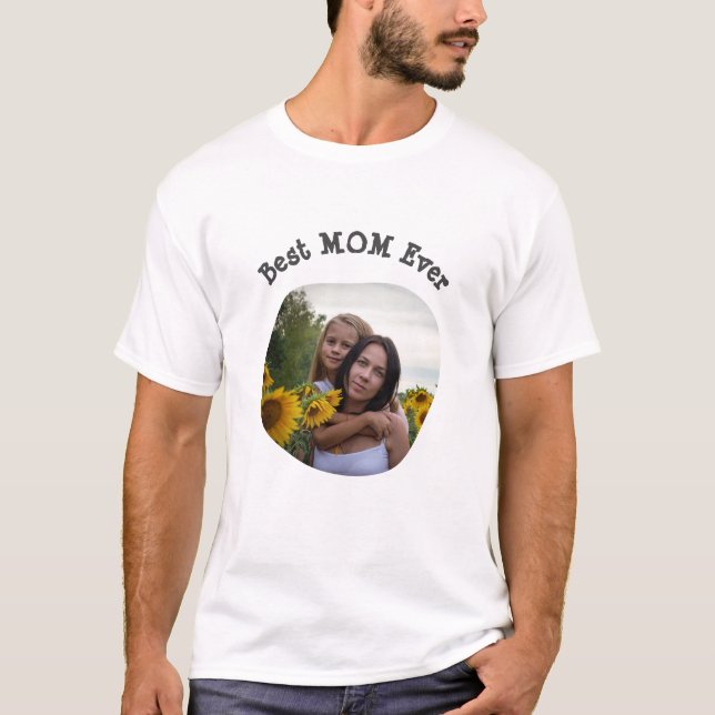 Beste MAMA Jedes Mal hochladen Sie Ihr quadratisch T-Shirt (Vorderseite)