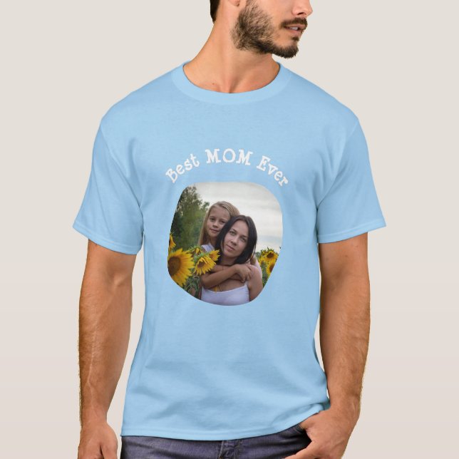 Beste MAMA Jedes Mal hochladen Sie Ihr quadratisch T-Shirt (Vorderseite)