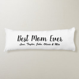 Beste Mama Jedes Schwarz-weiße benutzerdefinierte  Seitenschläferkissen