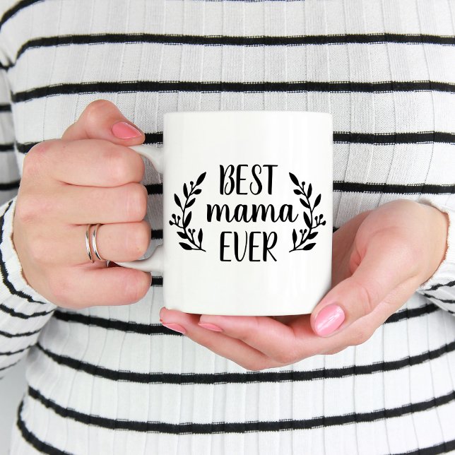 Beste Mama-jemals-Personalisierte Kaffee-Tasse Kaffeetasse (Von Creator hochgeladen)