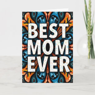 Beste-Mama-Konfetti-Kunstkarte Karte