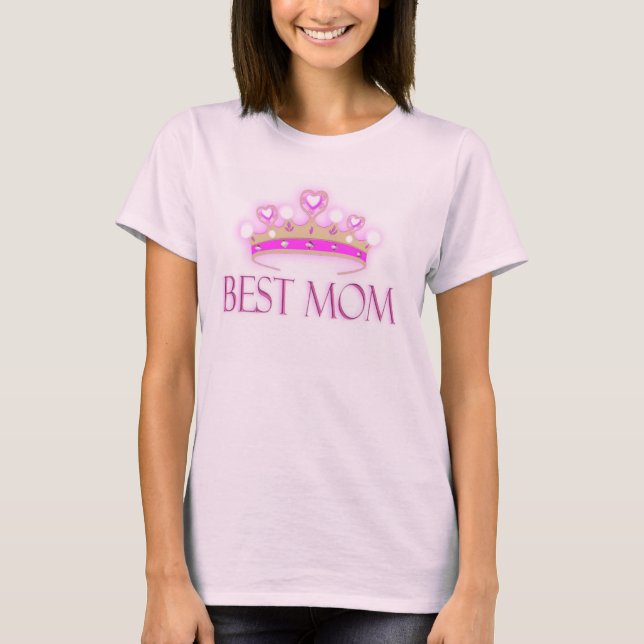 Beste Mama-Krone T-Shirt (Vorderseite)