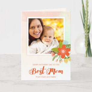 Beste Mama, kundenspezifische Grußkarte der Karte