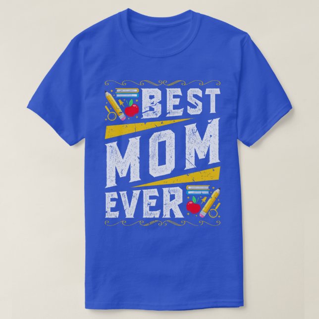 Beste Mama Lehrerin T-Shirt (Design vorne)