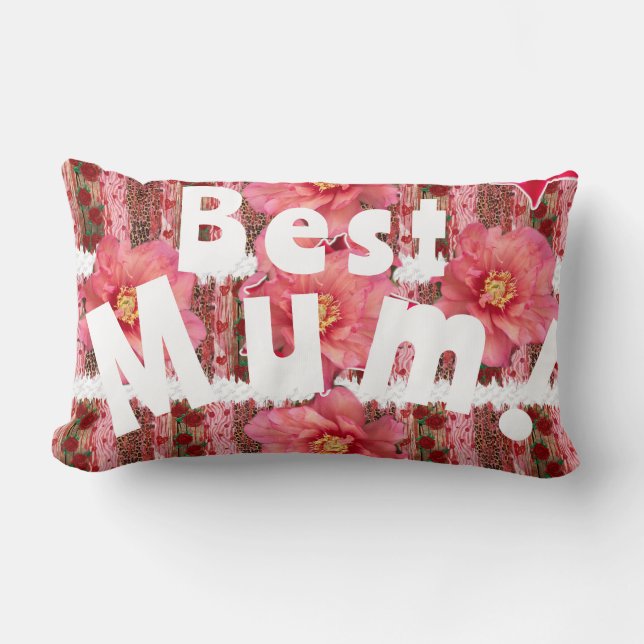 Beste Mama! Lendenkissen (Vorderseite)